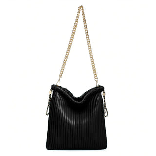 Singapore Pleated Bucket Bag