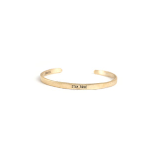 Brass Cuff- Stay True
