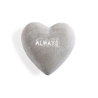 Heart Shaped Stone "Always"