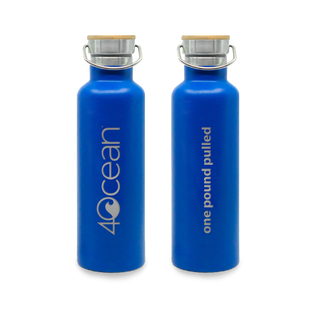 4ocean Reusable Bottle blue color