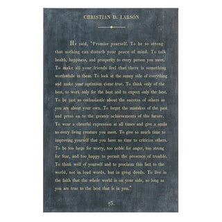 Christian D. Larson - Book Collection - Art Print