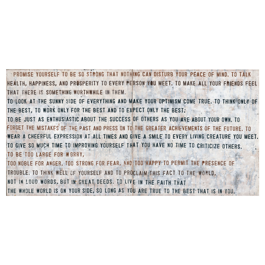 Promise Yourself by Christian D. Larson - Art Print – Sugarboo &amp; Co