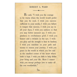 Robert A. Ward - Book Collection - Art Print