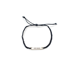 ***Silver Seek Magic Braided Bracelet - Adjustable