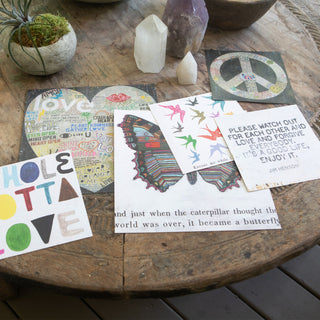 8"x8" Butterfly Art Poster