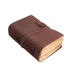 Burgundy Mini Leather Wrap Journal - 1st Edition