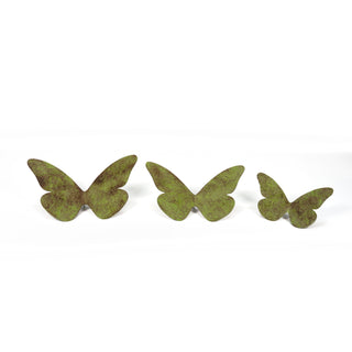 Small Verdigris Butterfly Installation - Medium 3"x2.25"