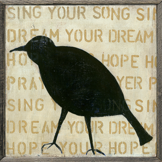 Bird Silhouette (Crow) - Art Print