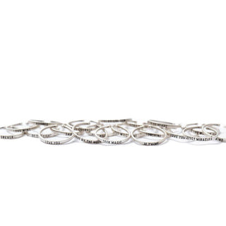 ***Exhale Gratitude Stackable Ring - Adjustable