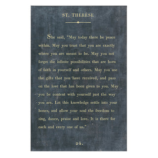 St. Therese - Book Collection - Art Print