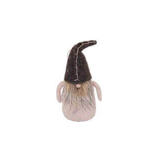 ***Felt Gnome Ornament with Grey Hat