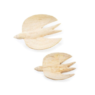 Hand Carved Wooden Wall Bird