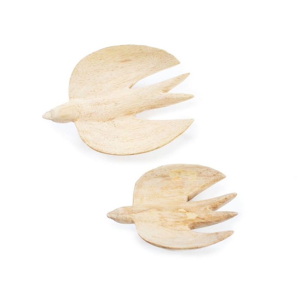 Hand Carved Wooden Wall Bird Sugarboo & Co