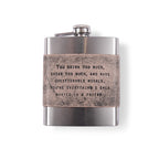 Leather Metal Flask