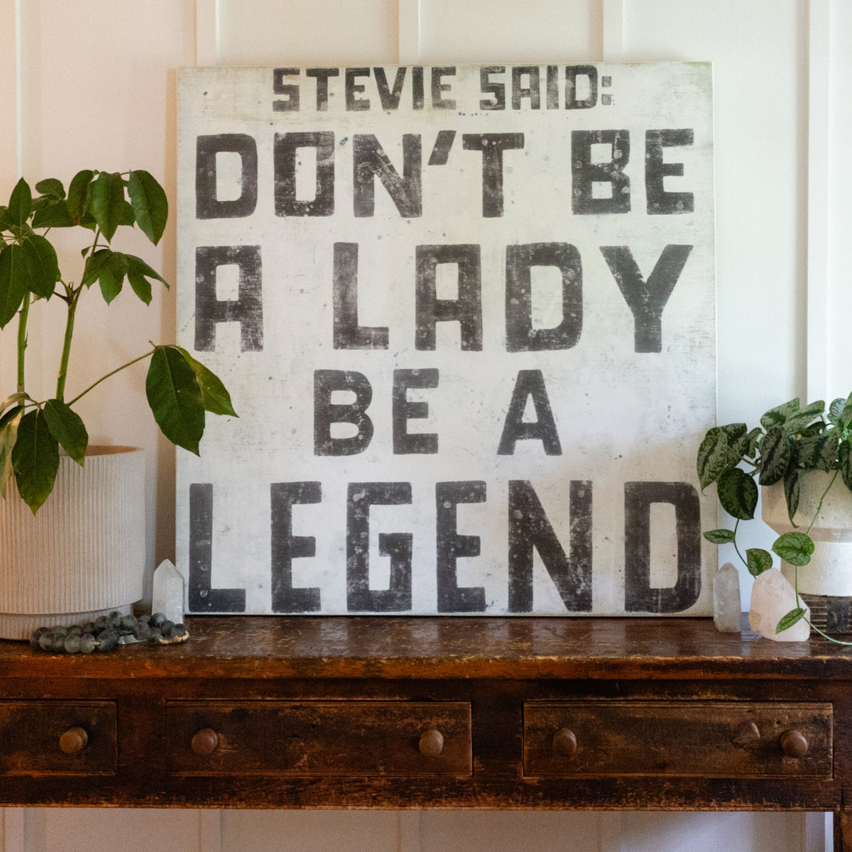 Stevie Said Art Print