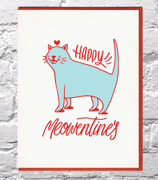 Meowentines Greeting Card