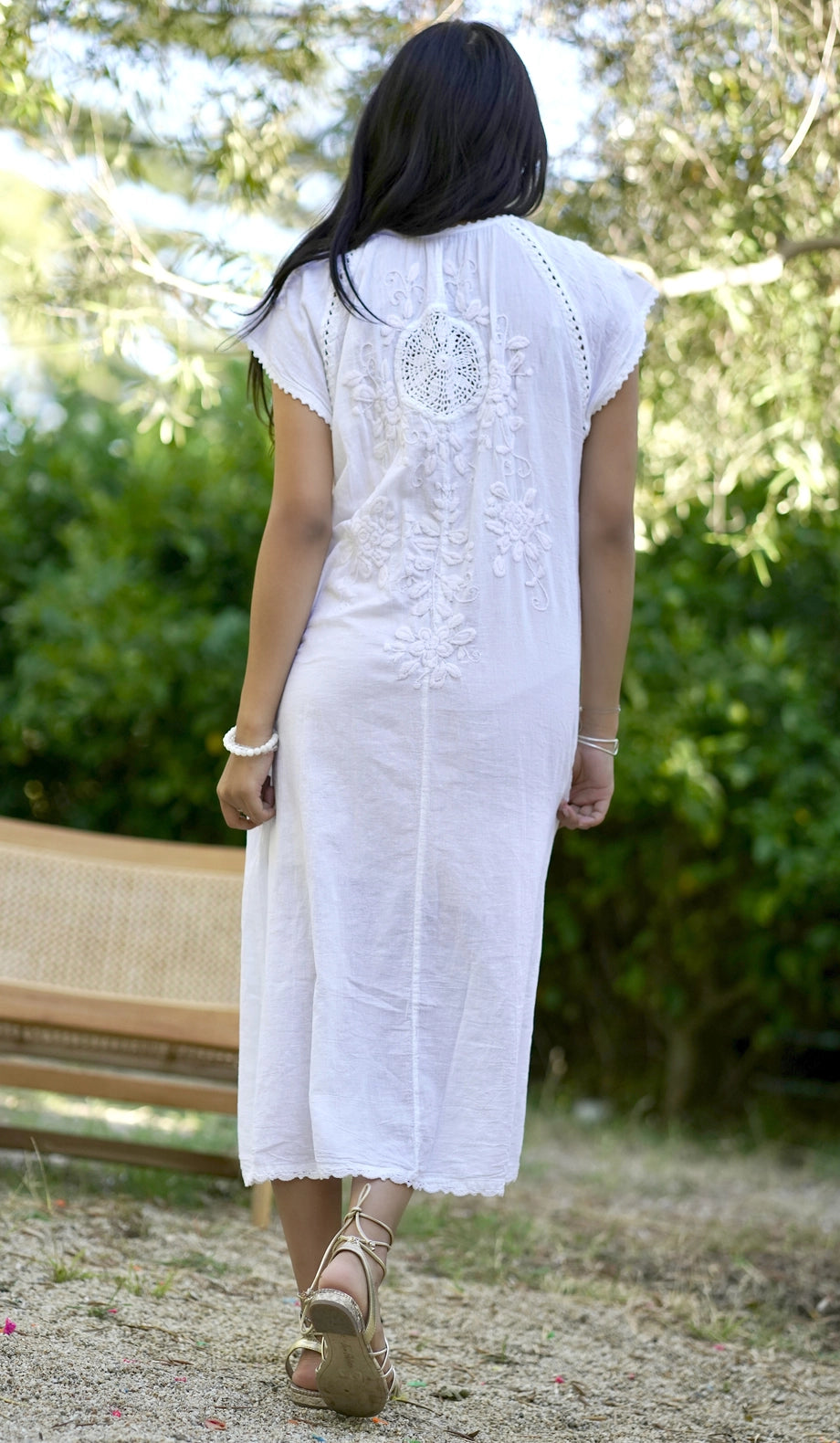 Clementine Crochet Embroidered Dress