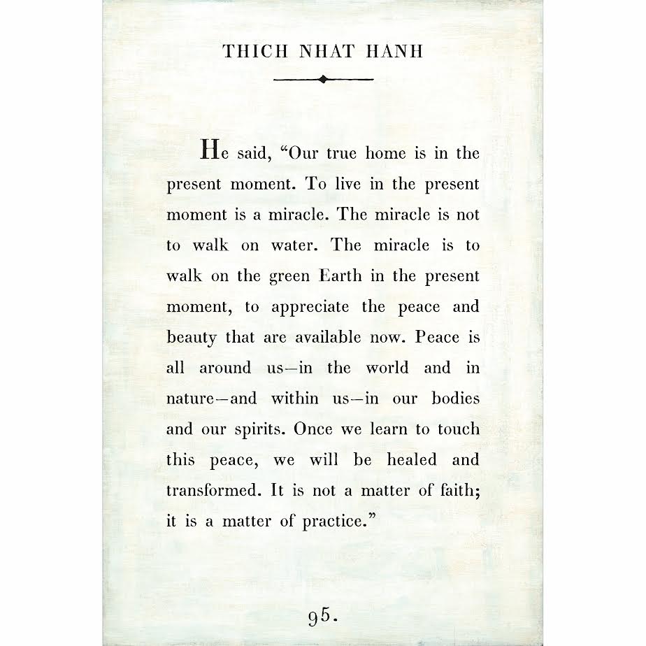 Thich Nhat Art Print