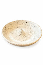 Speckled Ceramic Incense and Crystal Holder