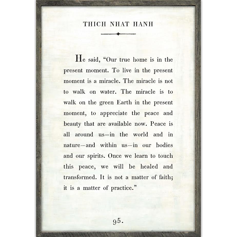 Thich Nhat Art Print
