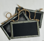 Metal Hanging Chalkboard Sign 3x5