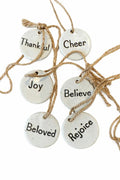 Beloved Holiday Ceramic Ornament
