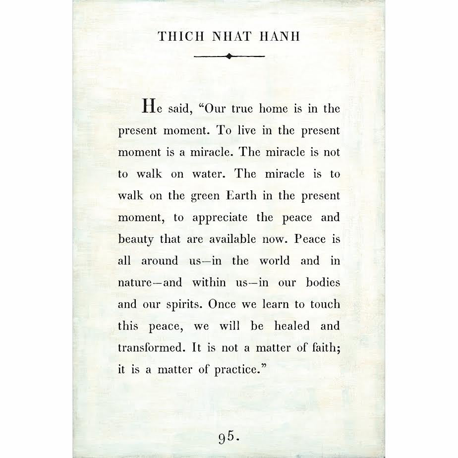 Thich Nhat Art Print