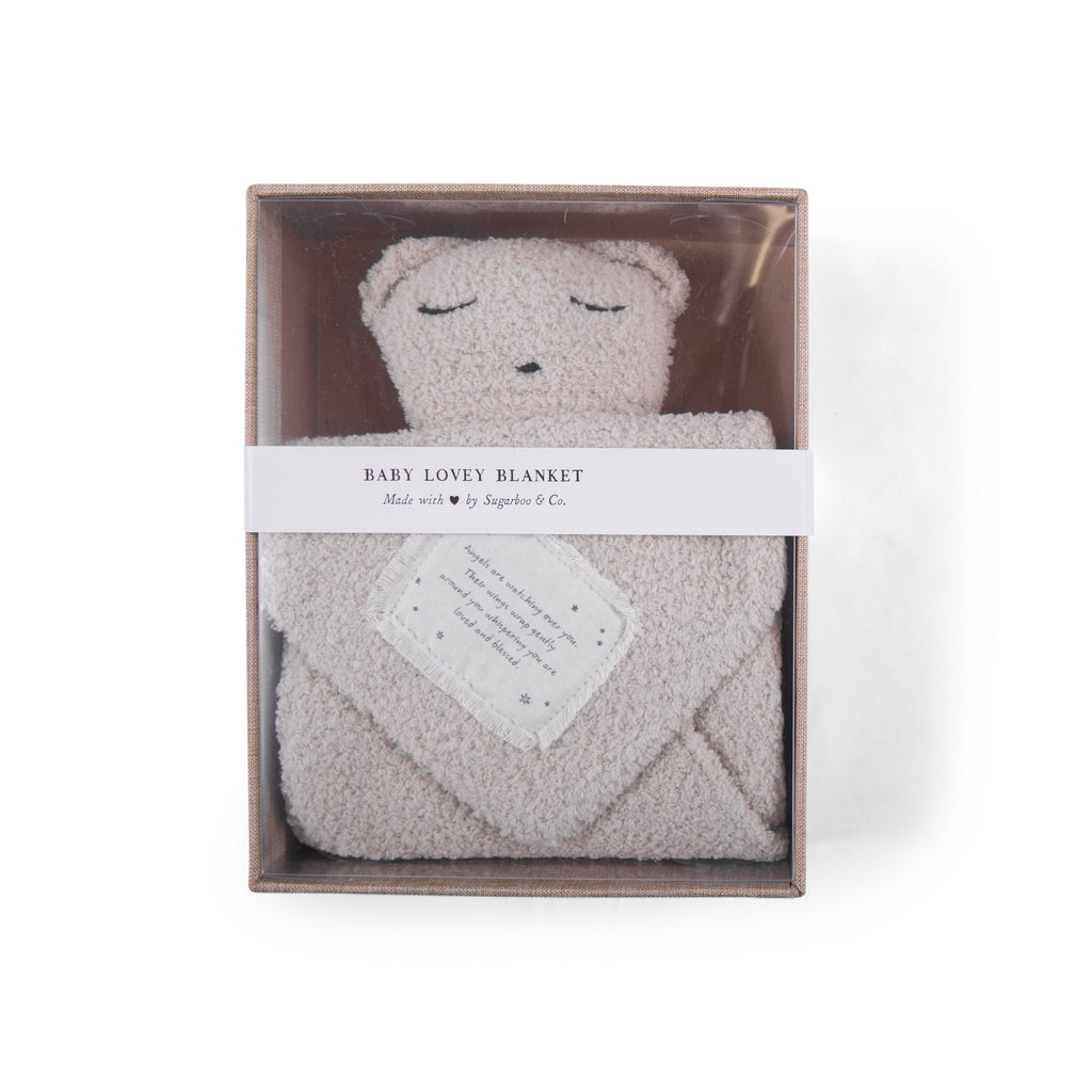Bear Baby Lovey Blanket
