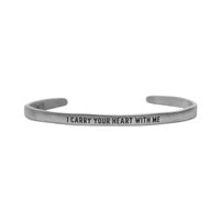 ***Silver Cuff - I Carry Your Heart With Me
