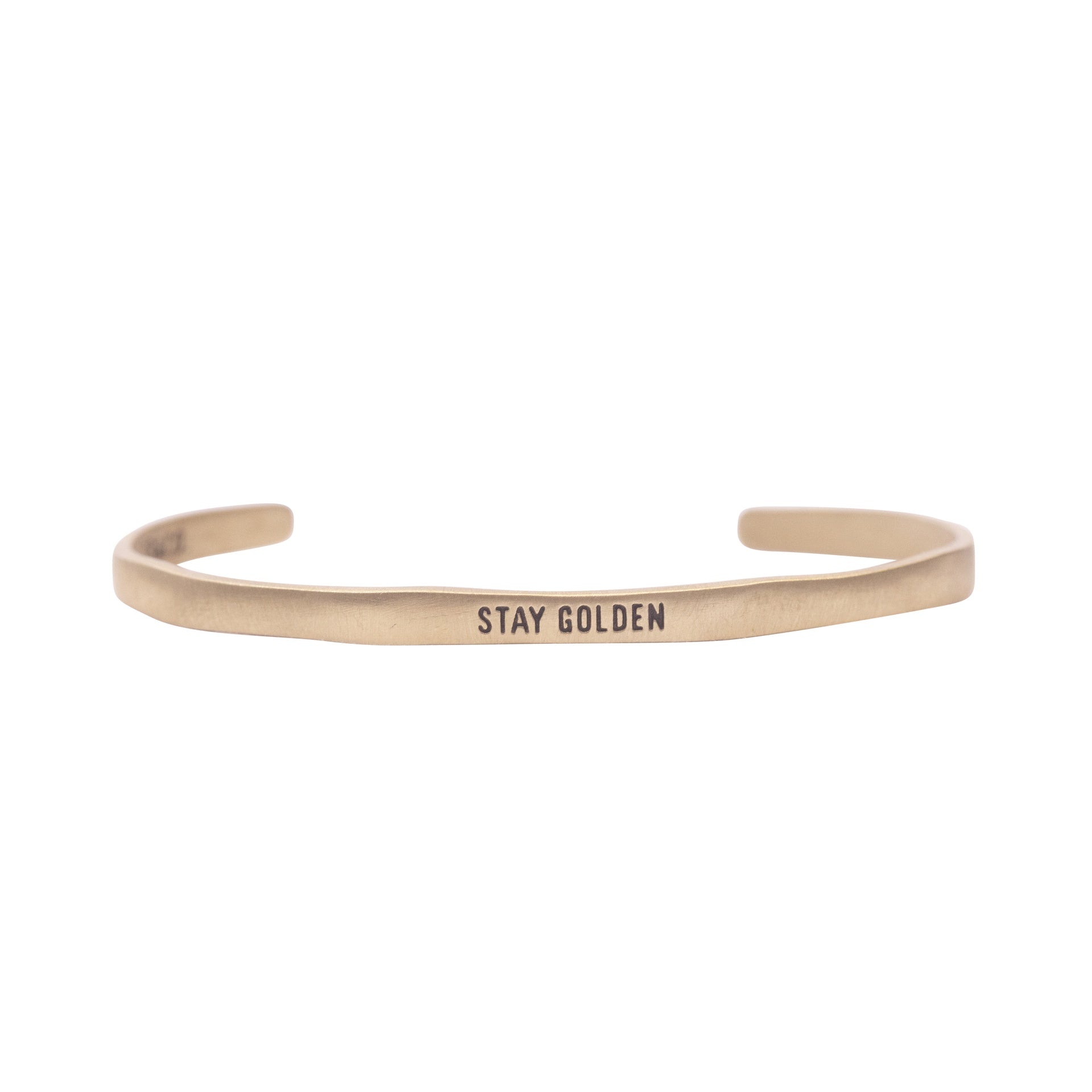 Brass Cuff - Stay Golden