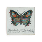 Small Square Decoupage Plate