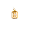 ***Glass Starburst Charm - 0.45"