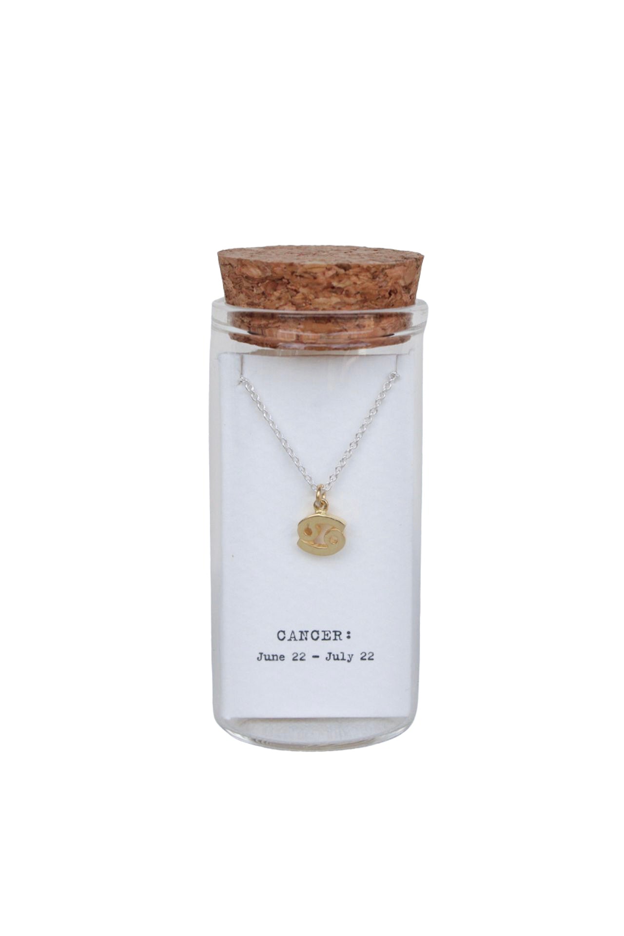 Message in a Bottle - Zodiac Necklace