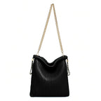 Singapore Pleated Bucket Bag