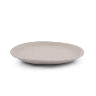 ***Small Oval Speckled Ceramic Platter - 10"x8"