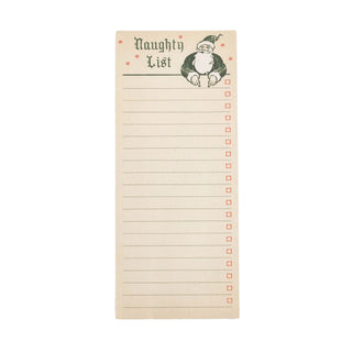 ***Naughty List Skinny Notepad