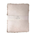10x13 Handmade Cotton Paper Bundle - Flax