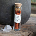 White Amber Incense in Glass Jar