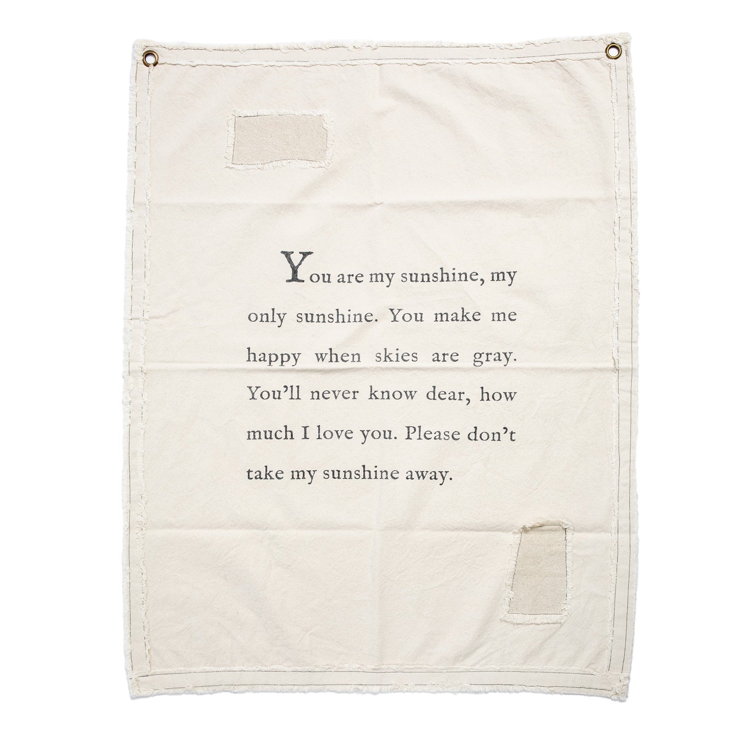 You Are My Sunshine Canvas Wall Hanging x 40