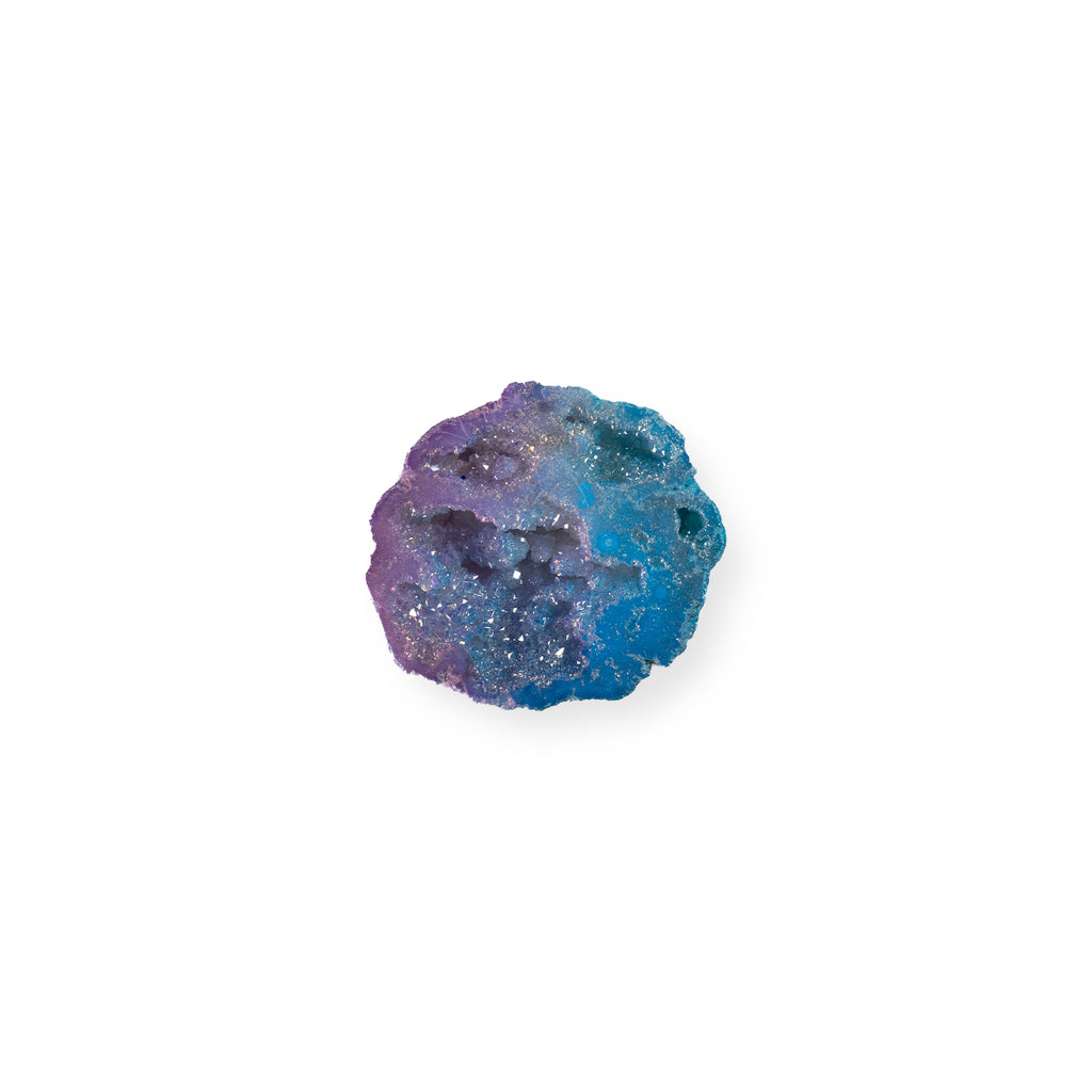 ***Lilac and Blue Half Cut Geodes