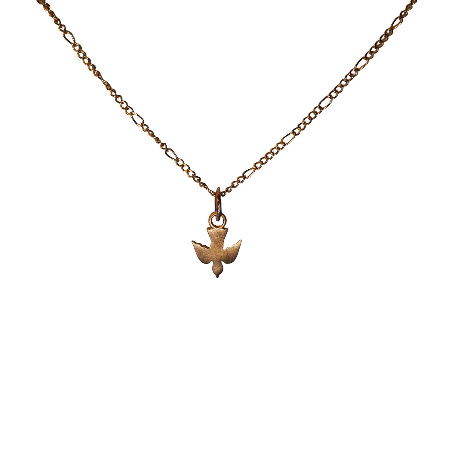 ***Baby Bird Brass Necklace - 16