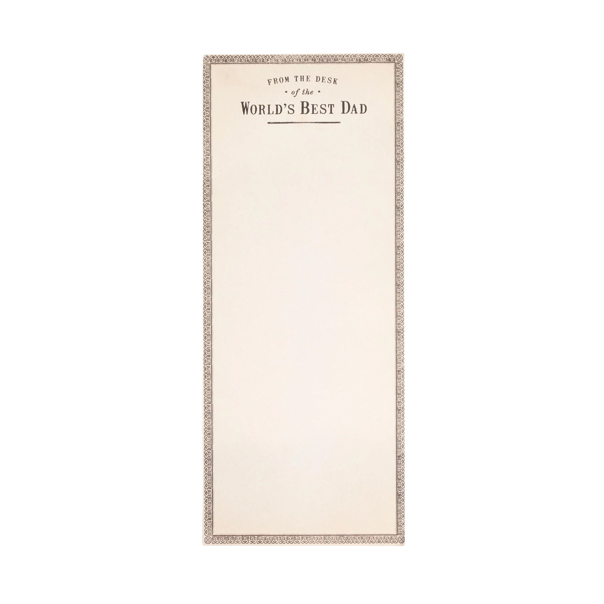 World's Best Dad Skinny Notepad