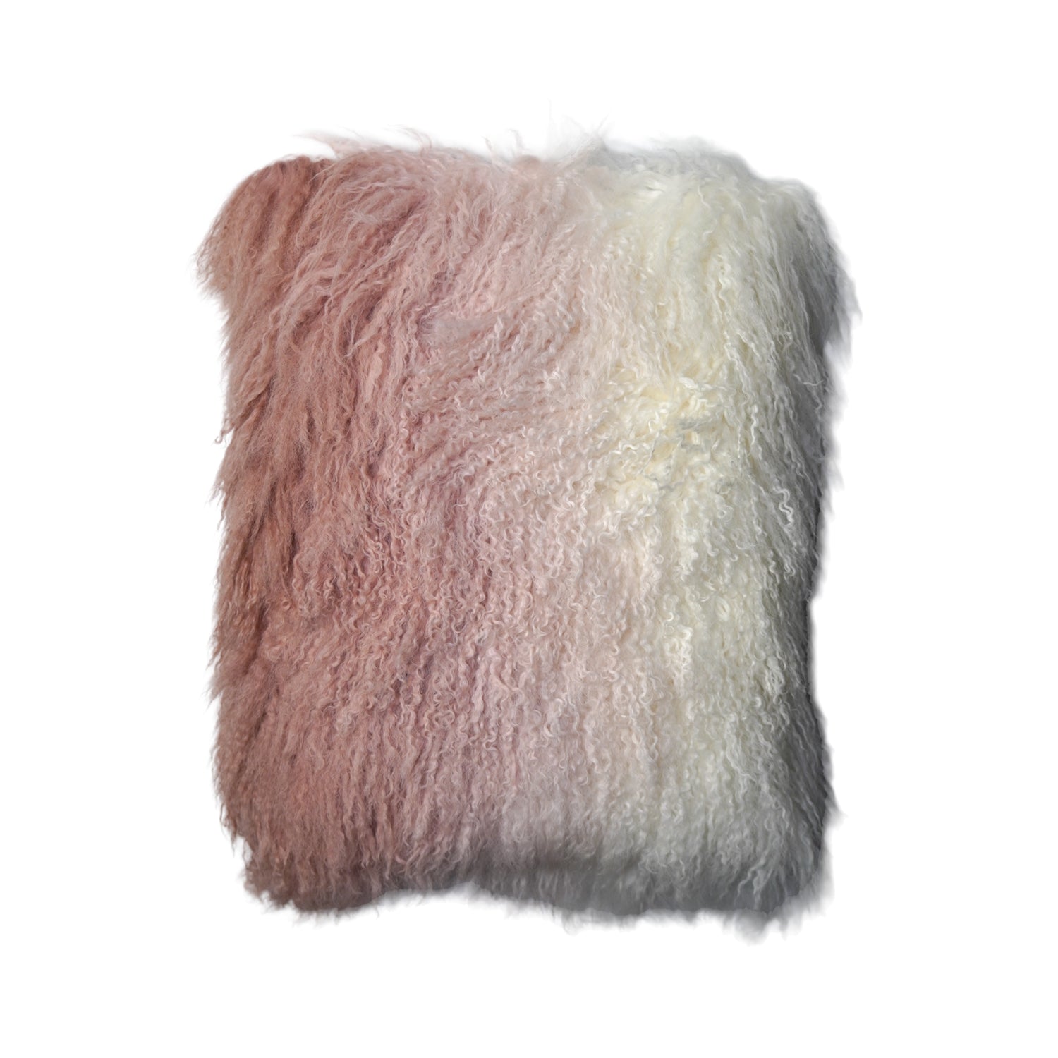 IVORY FUR LUMBAR PILLOW