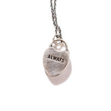 Small Heart Pendant (Always) Silver Necklace