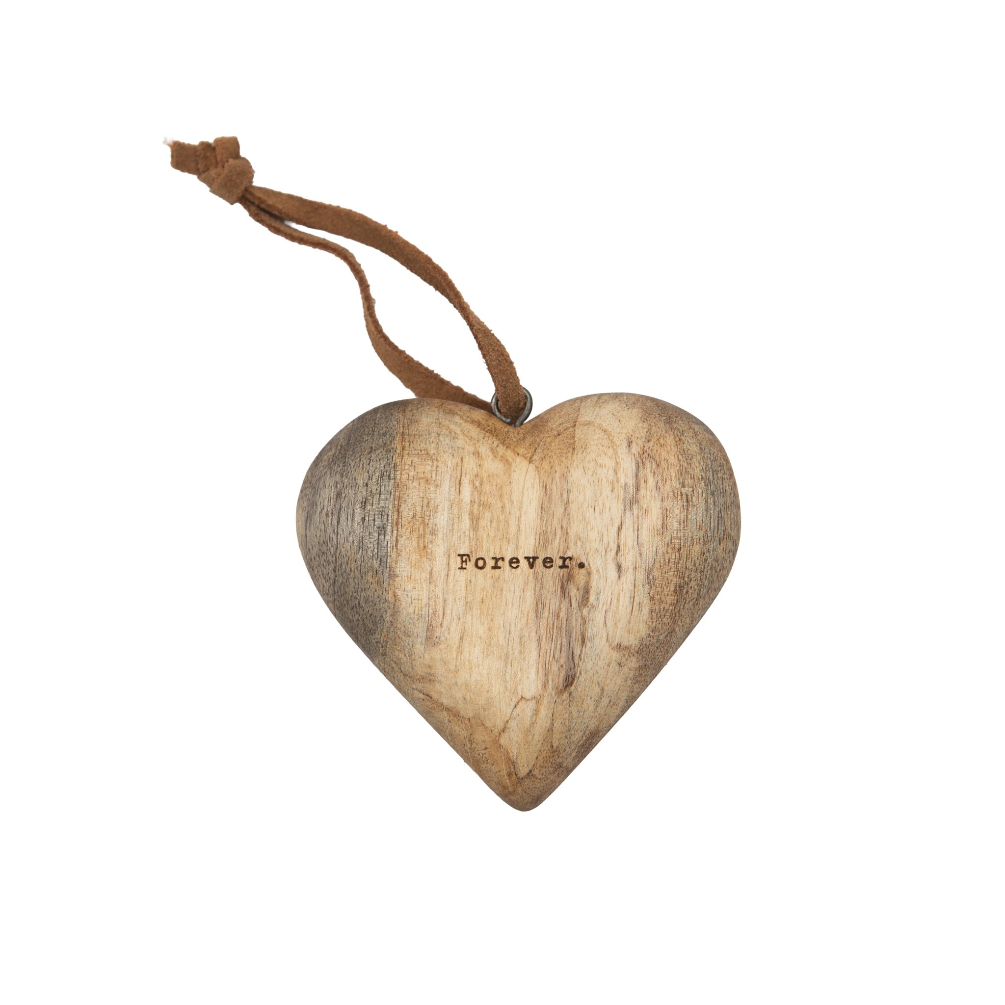 Small Engraved Wood Hearts