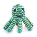 Green Octopus Baby Rattle
