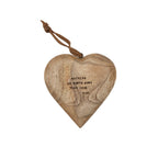 Large Engraved Wooden Hearts