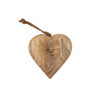 Large Engraved Wooden Hearts