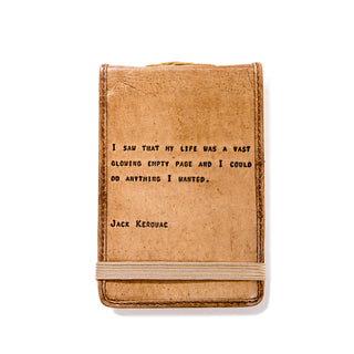 Leather Journal - Jack Kerouac - Mini - 4x6
