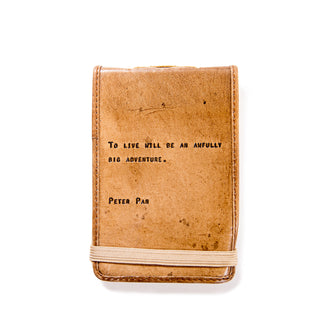 Mini Peter Pan Leather Journal - 4x6
